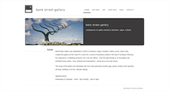 Desktop Screenshot of bankstreetgallery.org